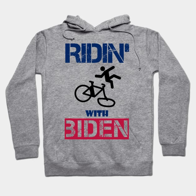 joe biden falling off bike Hoodie by Trendy_Designs